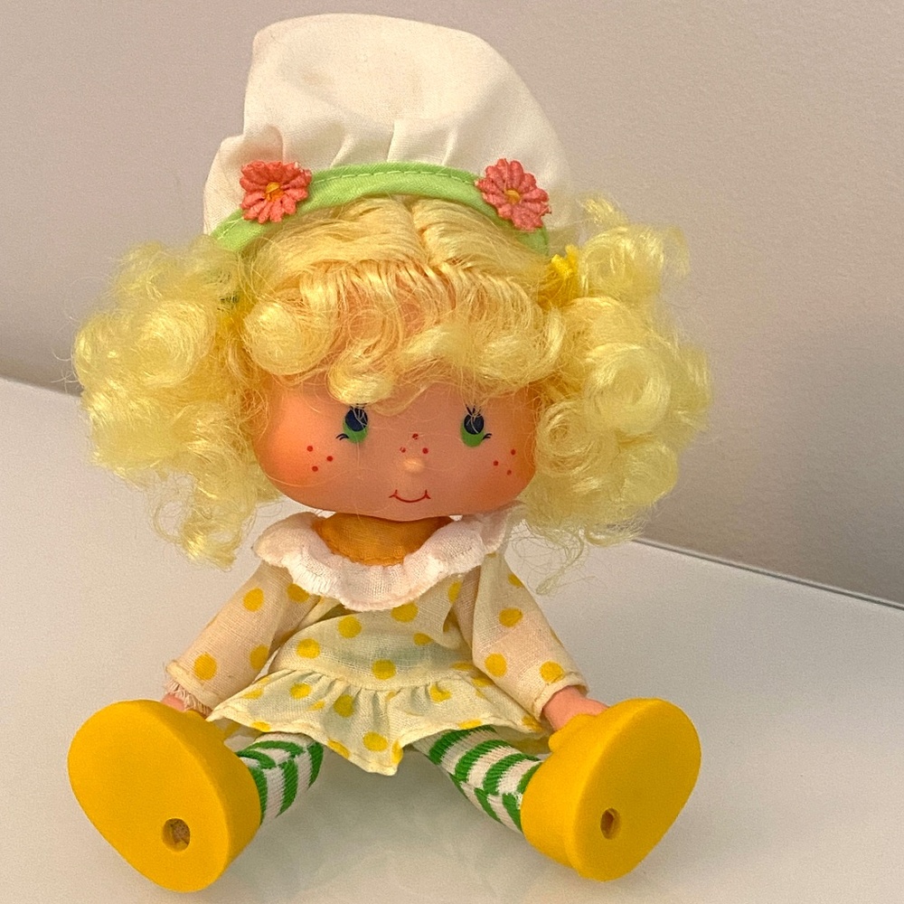 🍋 RARE 1980 Early Release Lemon Meringue with Factory-Attached Hat!